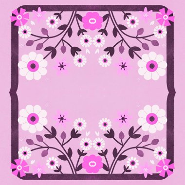 Etnik tarzda kusursuz desen, klasik arka plan