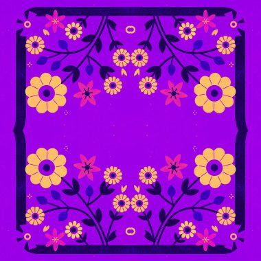 Etnik tarzda kusursuz desen, klasik arka plan