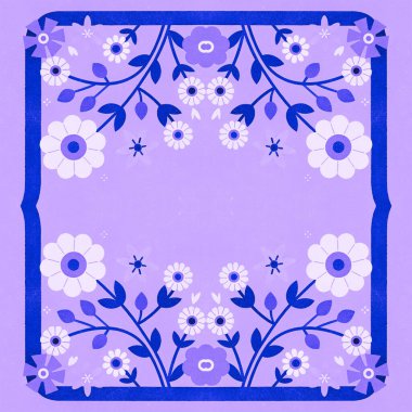 Etnik tarzda kusursuz desen, klasik arka plan