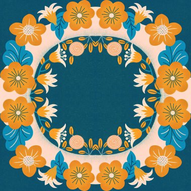 soyut renk deseninin vektör çizimi