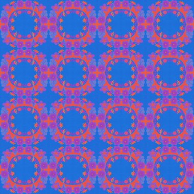 Geometrik şekilli kusursuz desen vektör çizimi