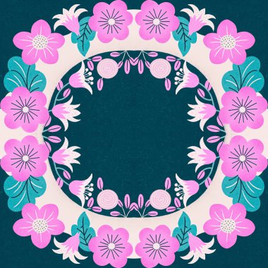 Kusursuz kalıp, vektör illüstrasyon arkaplanı