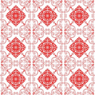 Sorunsuz oryantal vektör arka plan