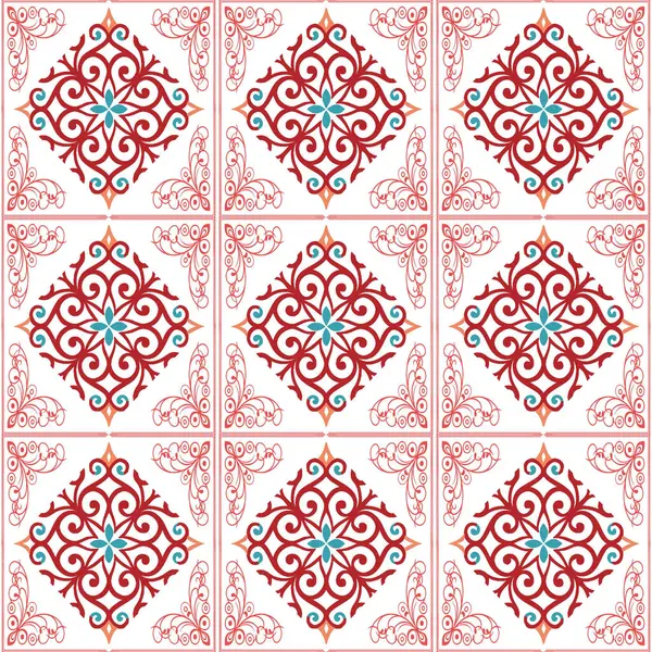 Etnik tarzda kusursuz desen, klasik arka plan