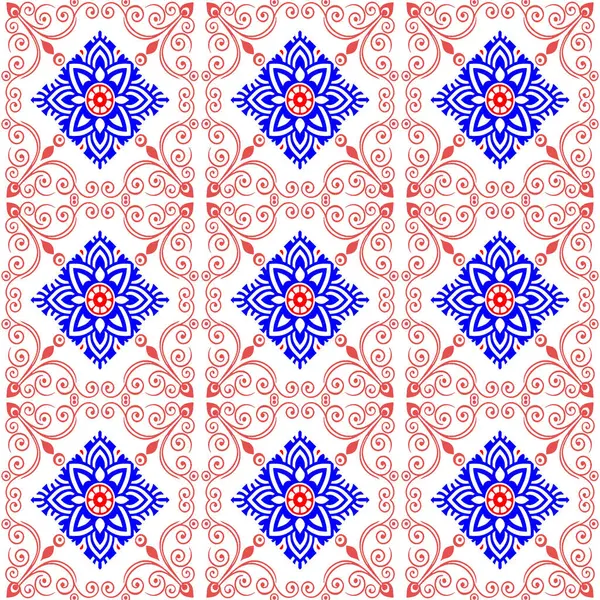 Geleneksel süsleme ile kusursuz desen.