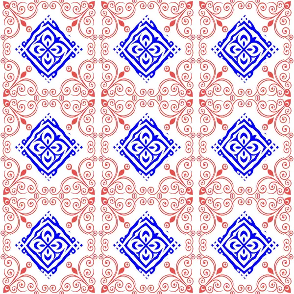 Kusursuz vektör deseni. dekoratif süsleme ögeleri