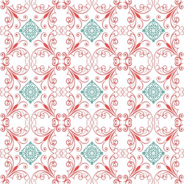 Kalp şeklinde kusursuz vektör deseni