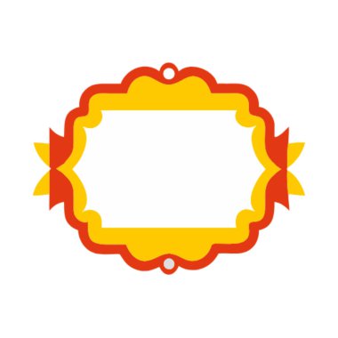 Beyaz arkaplanda diwali lambasının vektör çizimi