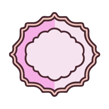 İzole çiçek dekorasyon