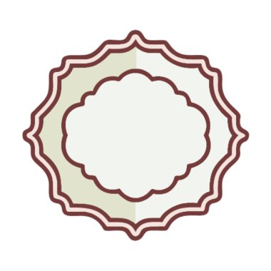 kahve çekirdeği simgesi vektör çizimi grafik tasarımı