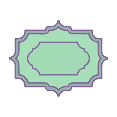 Bir çerçevenin vektör illüstrasyonu