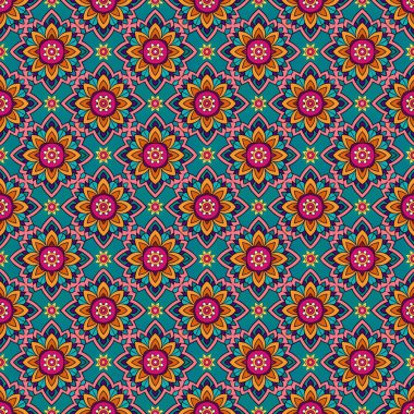 Kusursuz desen. Klasik dekoratif öğeler