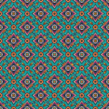 Dikişsiz soyut çiçek vektör arka plan