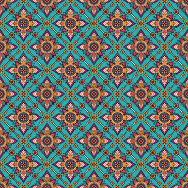 Kusursuz desen. Baskı ve kumaş için geometrik desen. kaleydoskop dokusu