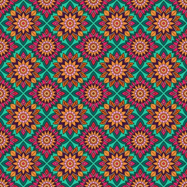 vektör etnik seamless modeli