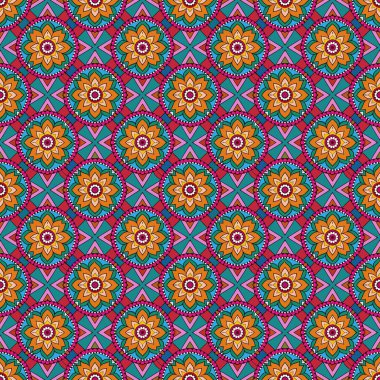 Çiçek elementleriyle kusursuz soyut arkaplan