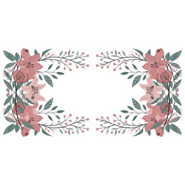 suluboya çiçek desenli