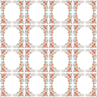 Kusursuz bir şablonun vektör çizimi