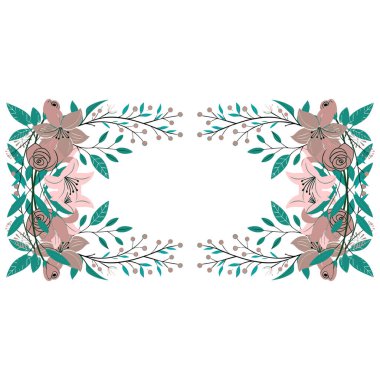 Suluboya çelenk çiçek