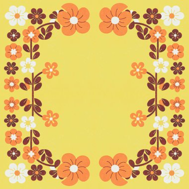 Soyut çiçek arkaplanı. vektör illüstrasyonu