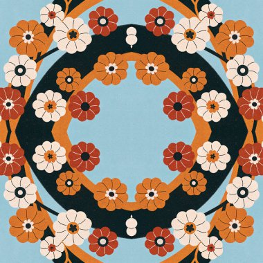 vektörsüz çiçek desenli arkaplan