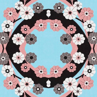 vektörsüz çiçek deseni arkaplanı