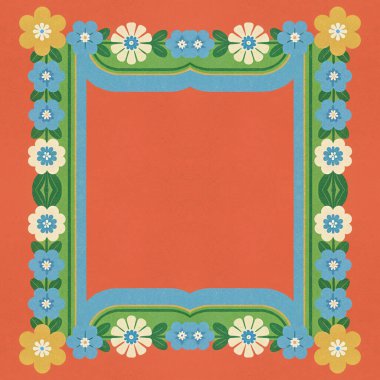 Klasik çiçekli süs. soyut arkaplan pürüzsüz desen