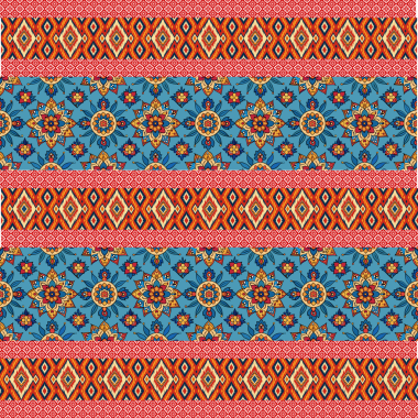 Dikişsiz geometrik süs vektör deseni. Soyut arka plan