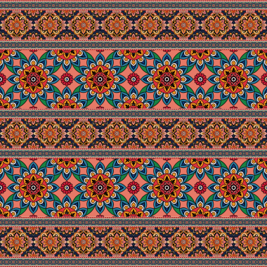 Dikişsiz geometrik süs vektör deseni. Soyut arka plan