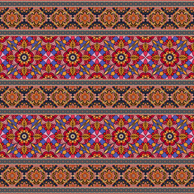 Dikişsiz geometrik süs vektör deseni. Soyut arka plan