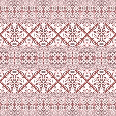 Geleneksel süsleme ile kusursuz desen