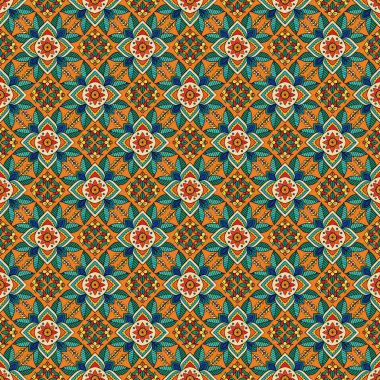 Kusursuz desen. Klasik dekoratif elementler. El çizimi arkaplan