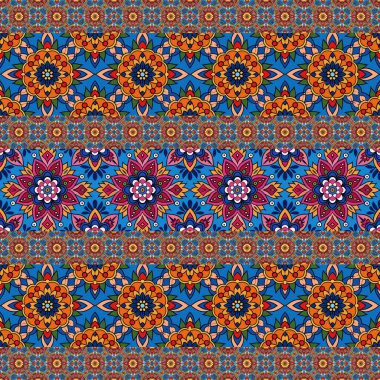 Vektörde kusursuz soyut çiçek deseni