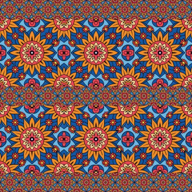 Kusursuz desen. Klasik dekoratif elementler. El çizimi arkaplan