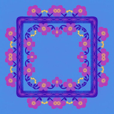 vektör soyut renkli etnik illüstrasyon.