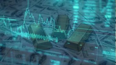 hisse senedi ticareti grafiği ve veri tablosu