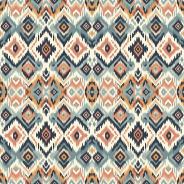 soyut etnik vektör arka plan sorunsuz. vektör çizim
