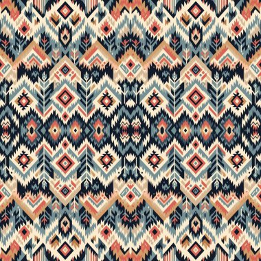 Soyut süs eşyasıyla kusursuz desen. vektör illüstrasyonu.