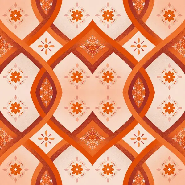 Soyut geometrik şekillere sahip kusursuz arkaplan