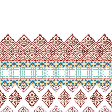 Soyut kaleydoskoplu etnik düzen