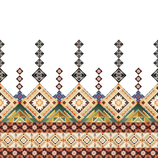Etnik kabile elementleriyle kusursuz desen
