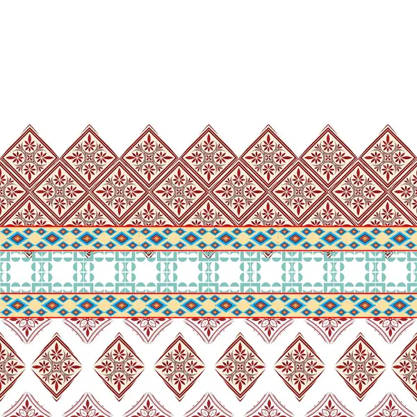 Soyut kaleydoskoplu etnik düzen