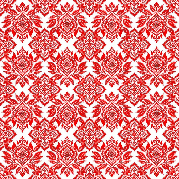 Kırmızı ve beyaz, kar taneli, pürüzsüz desen. Noel süsü.