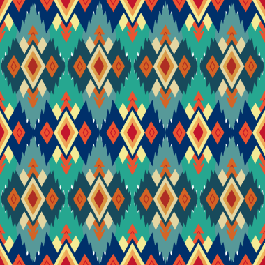 Vektör kusursuz desen. Etnik geçmiş. kabile deseni
