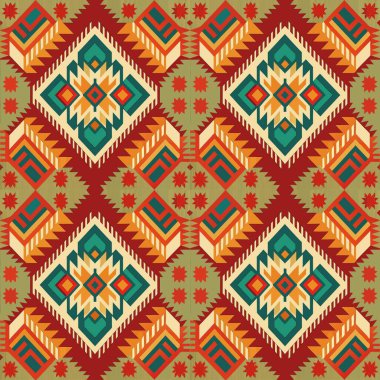 Renkli soyut geometrik desen