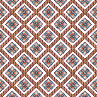 Soyut, dikişsiz süs deseni. Resim illüstrasyonu.