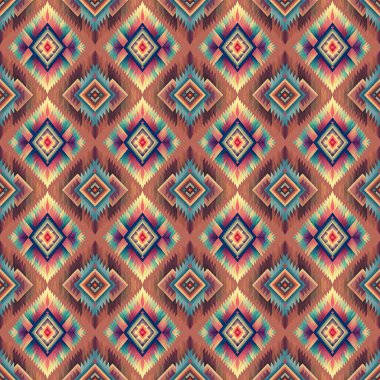 Soyut geometrik şekilli kusursuz desen