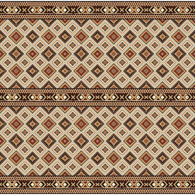 etnik kabile süsleme ile Seamless Modeli