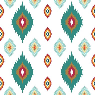 seamless pattern with tribal ornament
