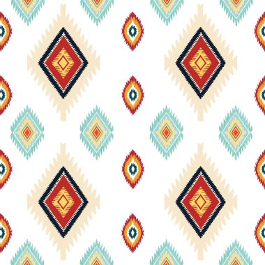 Etnik boho kusursuz desen. Yazdır. arka plan tekrarlanıyor. Kumaş tasarımı, duvar kağıdı.
